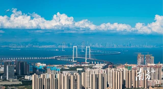 深中通道。 深中通道。