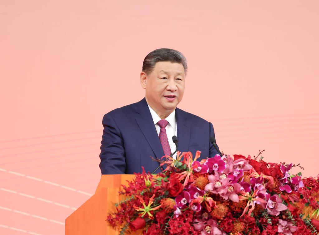 Chinese President Xi Jinping addresses a welcome dinner held by the Macao Special Administrative Region government on the eve of the 25th anniversary of Macao's return to the motherland, in south China's Macao, Dec. 19, 2024. (Xinhua/Ju Peng) Chinese President Xi Jinping addresses a welcome dinner held by the Macao Special Administrative Region government on the eve of the 25th anniversary of Macao's return to the motherland, in south China's Macao, Dec. 19, 2024. (Xinhua/Ju Peng)