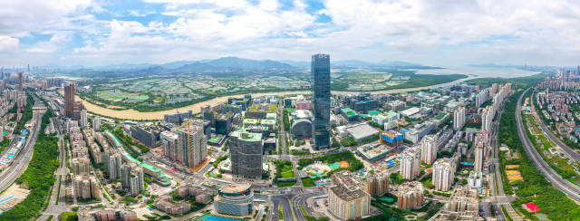 河套深港科技创新合作区深圳园区。 河套深港科技创新合作区深圳园区。