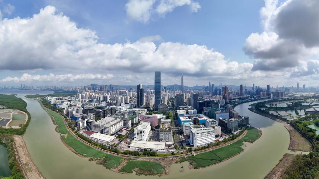 这是河套深港科技创新合作区(无人机全景照片,4月24日摄)。新华社记者 梁旭 摄 这是河套深港科技创新合作区(无人机全景照片,4月24日摄)。新华社记者 梁旭 摄