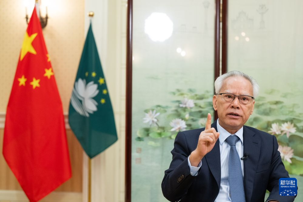 澳门特区行政长官岑浩辉解读“三五”规划 澳门特区行政长官岑浩辉解读“三五”规划