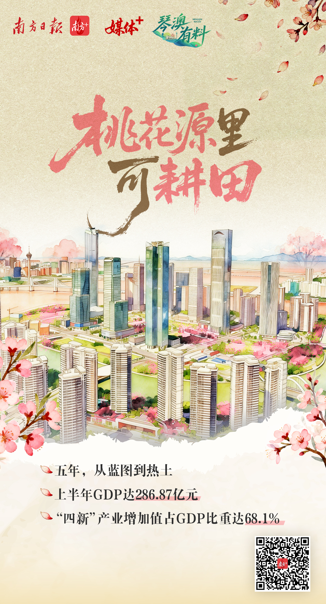 8张海报看懂“澳门+横琴” 8张海报看懂“澳门+横琴”