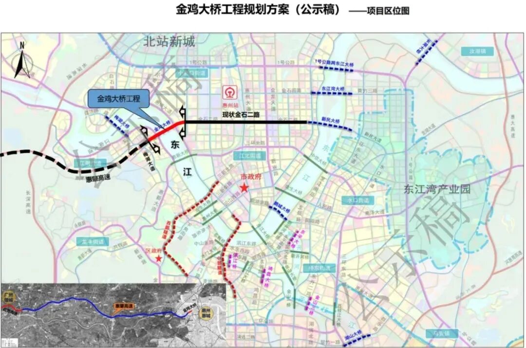 惠州金鸡大桥有新进展 惠州金鸡大桥有新进展
